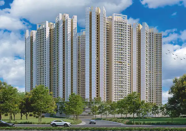 Raunak Maximum City Thane - Premium Residential Township Aerial View with Multiple Towers