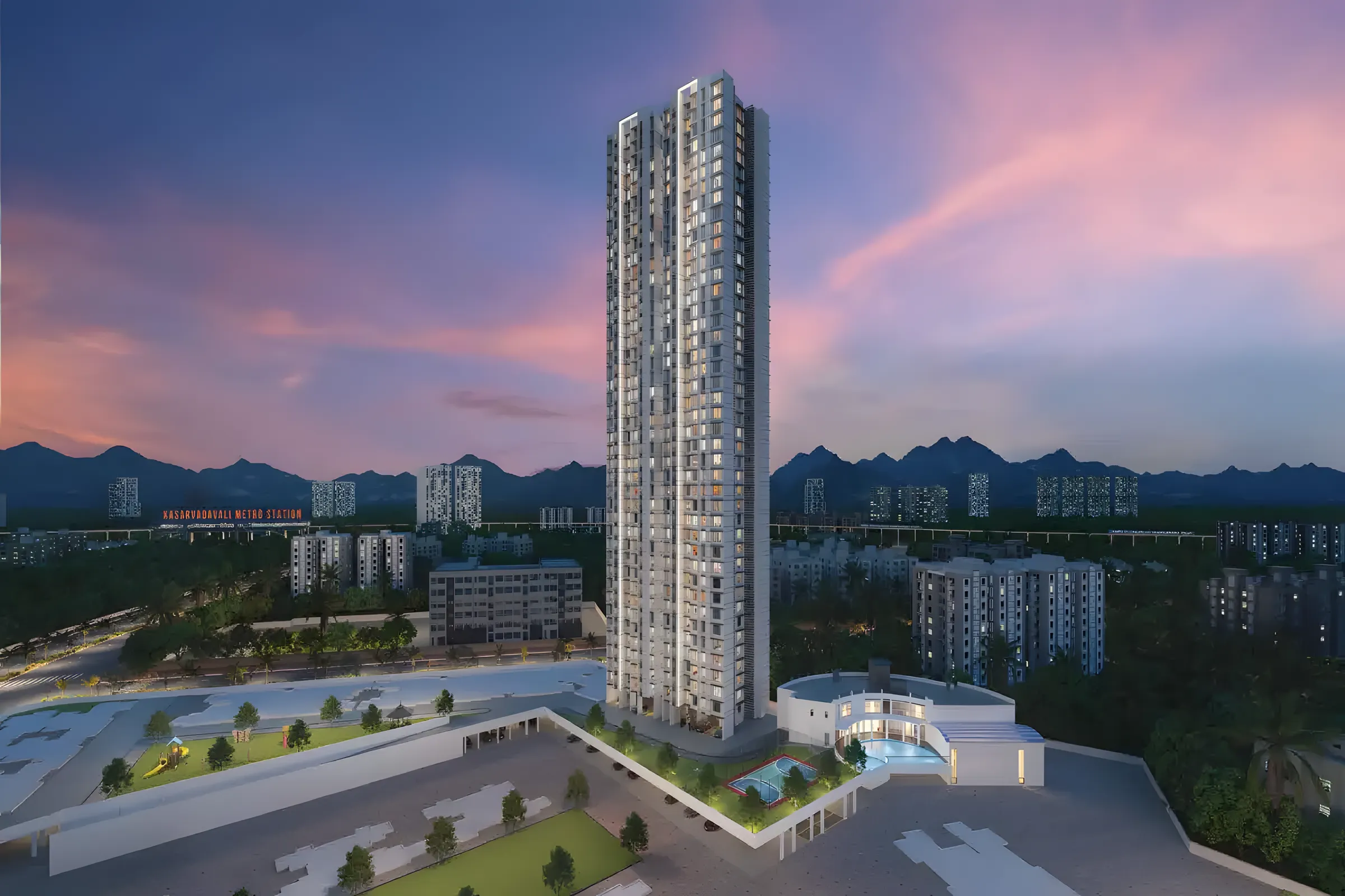 Vihang Thane Infinity Project Elevation